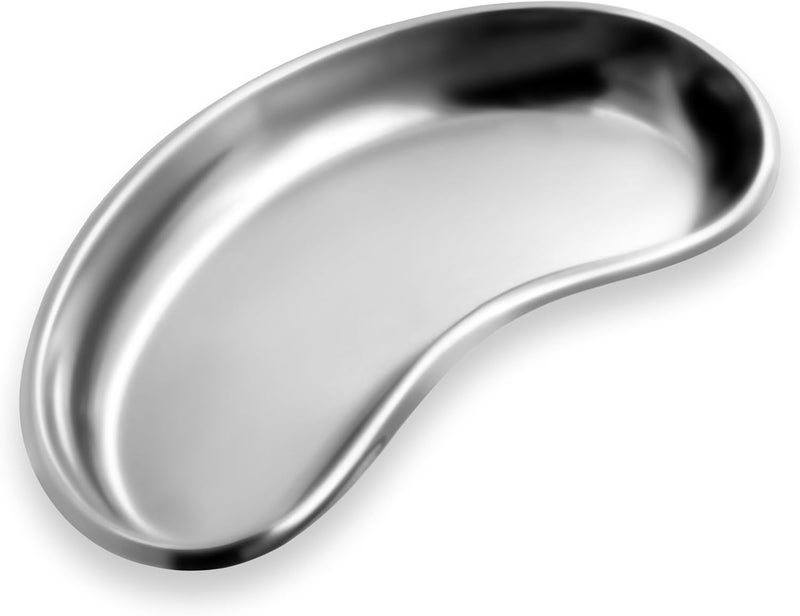 DEXSUR Emesis Basin - Durable Stainless Steel, Medical, Dental, Instrument for Patient Care with Easy-to-Clean Surface and Autoclave Compatibility - Available 6.5”, 8.5”, 10.5”, 12.5” (10.5") - Image 1